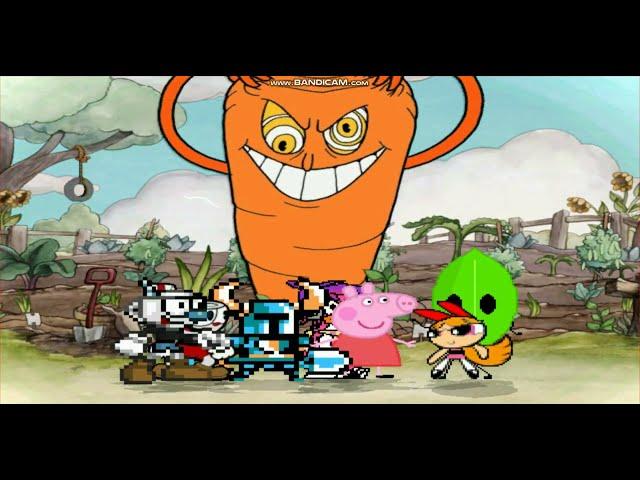 A Mugen battle #51 : Team Cuphead Vs Team Blossom