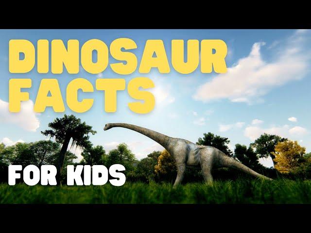 Dinosaur Facts for Kids | Dinosaurs | Learn cool facts about the Age of Reptiles