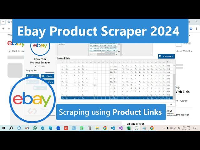 eBay Product Scraper | Extract Products Data from eBay.com in 2024 | By Product Links