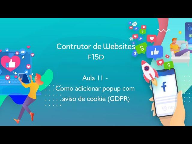 Aula 11 - Como adicionar popup com aviso de cookie (GDPR)