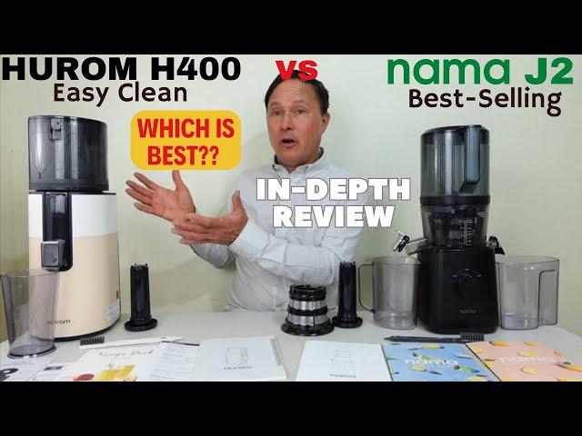 Hurom H400 Easy Clean vs Nama J2 Cold Press Juicer Comparison Review