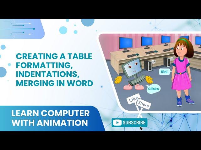 Basics of Computers | Microsoft Word Formatting Tutorial | Formatting Word Documents [ Animation ]