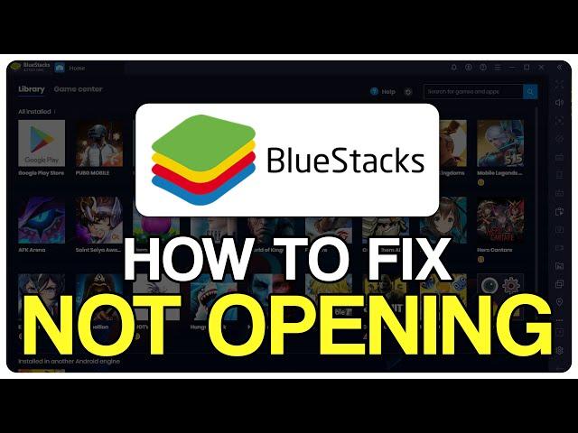 How To Fix Bluestacks App Player Not Opening (Updated 2024)