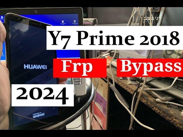 Huawei Y7 Prime 2018 LDN-L21 Google account frp bypass 2024 new method.  Gmail Lock New Trick 2024!