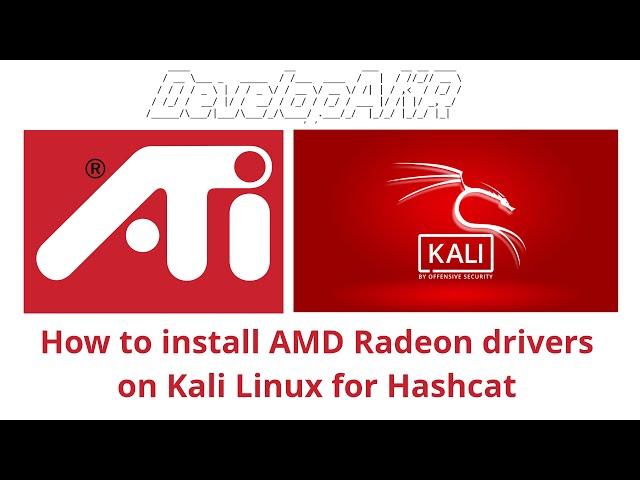 How to install AMD Radeon drivers on Kali Linux for Hashcat