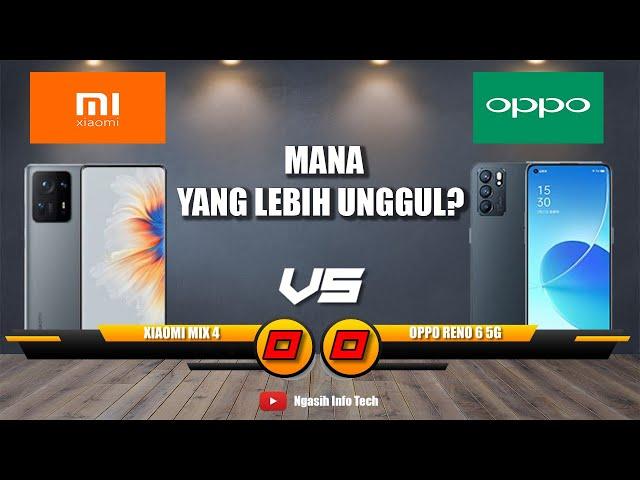 Perbandingan Xiaomi Mix 4 dan Oppo Reno 6 5G | TERBARU 2021 !!