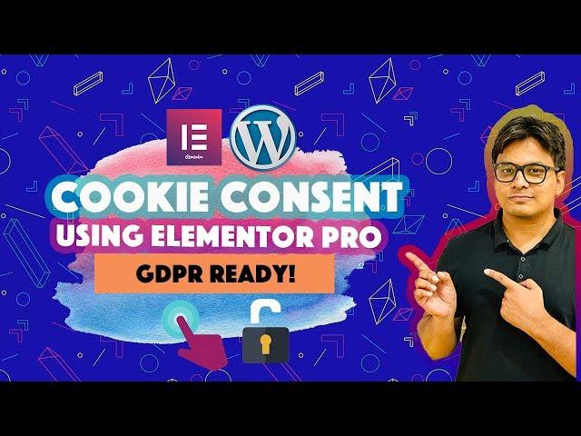 WordPress GDPR cookie consent: Using Elementor Pro Popup Builder