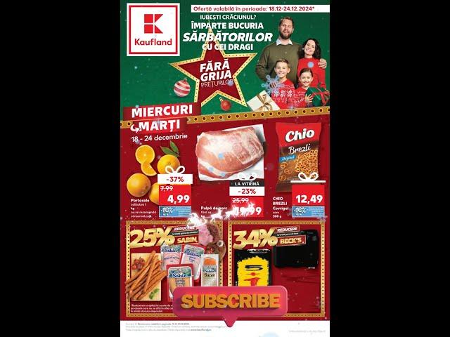 Catalog Kaufland 18 Decembrie - 24 Decembrie 2024 - Oferta Kaufland din 18.12.2024