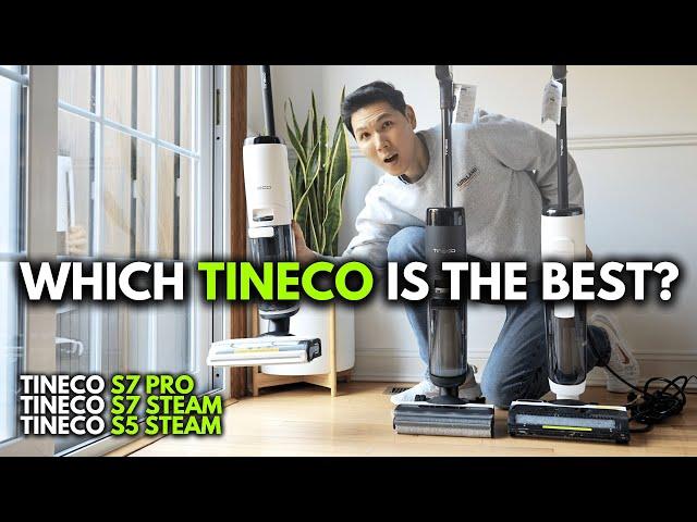 Which TINECO Wet Dry Vac is the BEST? S7 Pro vs S7 Steam vs S5 Steam