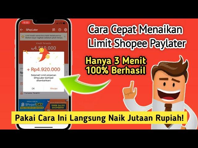 cara menaikan limit shopee paylater hingga jutaan rupiah | cara cepat menaikan limit shopee paylater