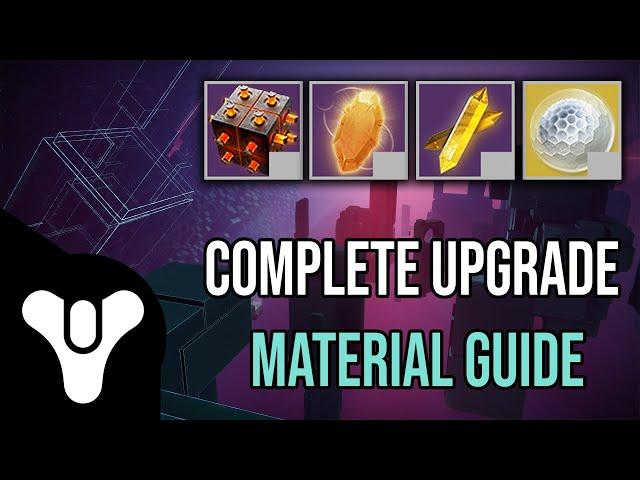 Destiny 2 - Complete Beginners Guide to Upgrade Materials