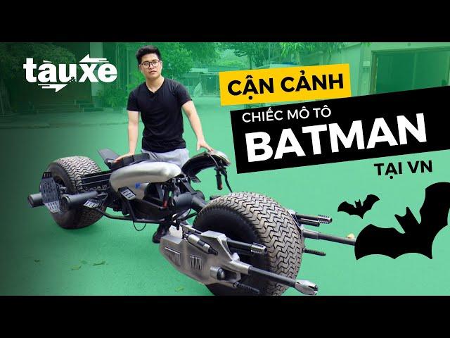 Cận cảnh Phiên bản Xe Người Dơi (Batpod) do người Việt chế tạo | Tàu và xe