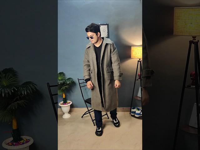 Styling trench coat men️ | Trench coat | #badframes #fashion #shubh #buckleup #trenchcoat #style