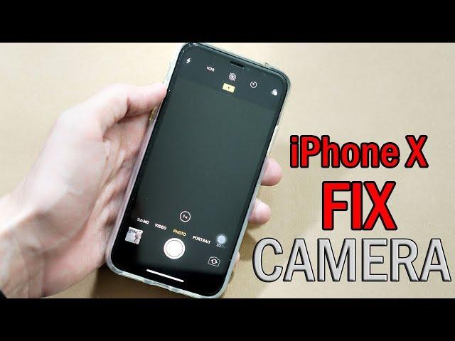 How to Fix Black Camera Issue on iPhone X/XS Max [FIXED]