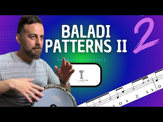 DARBUKA TUTORIAL l BALADI Patterns II