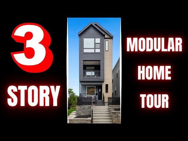 INCREDIBLE BUILD! 3 story modular home with a "ADU" on the bottom! House Tour