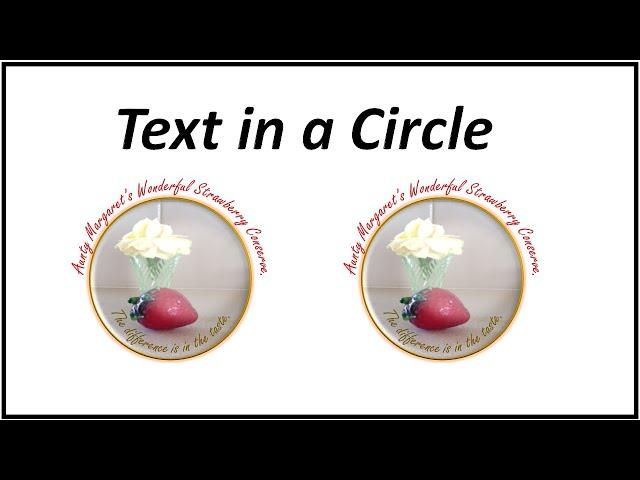 Text Circle in Word – Microsoft Word 2016