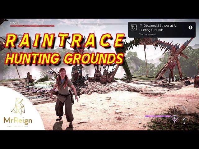 Horizon Forbidden West - Hunting Grounds - The Raintrace - All Trails Walkthrough