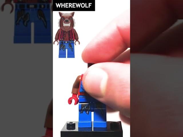 How To Make Werewolf Spider-Man LEGO Minifigure Across The Spiderverse