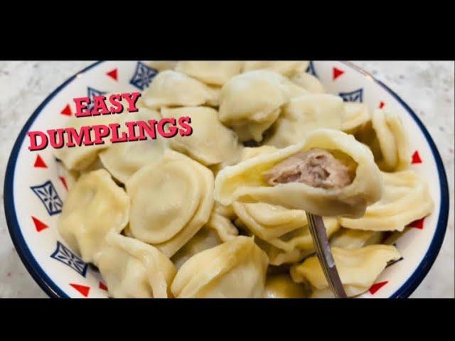 Easy and quick pelmeni!100% надежный рецепт пельменей.Как быстро приготовить пельмени.Easy dumplings