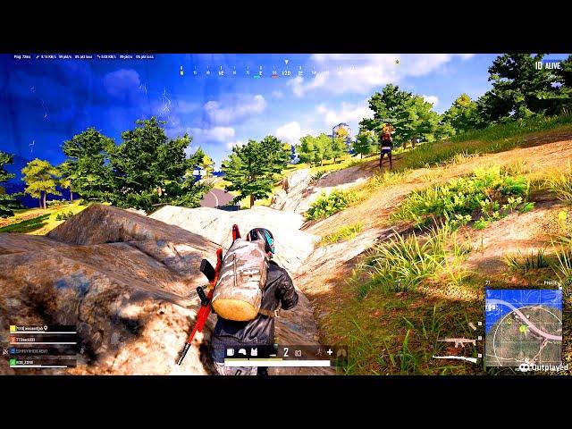 PUBG Intense 4K Action Gameplay | ROG ZONE  #83