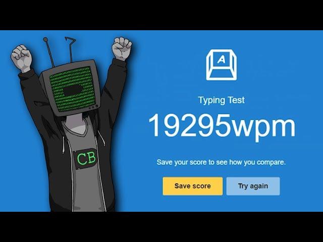 AUTOCLICKER vs The HUMAN BENCHMARK TEST (Typing Test)