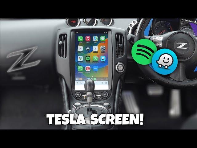 Tesla-Style Screen in a Nissan 370Z! [FULL BREAKDOWN + INSTALL]