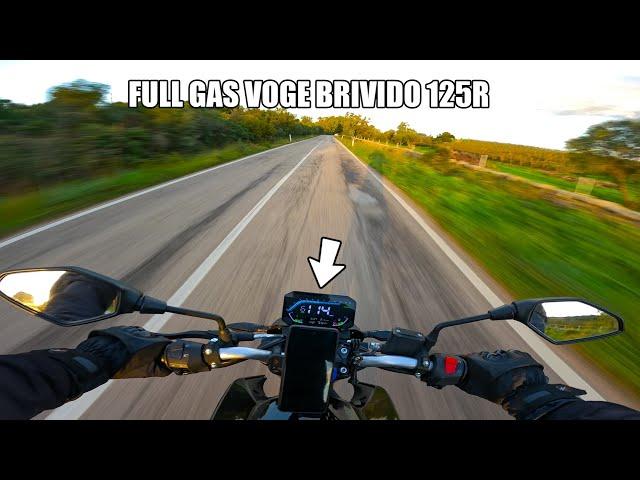 FULL GAS VOGE BRIVIDO 125R | PURE SOUND | 4K 30fps