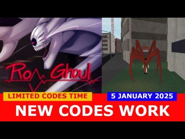 *NEW CODES JANUARY 5, 2025* Ro-Ghoul [ALPHA] ROBLOX | LIMITED CODES TIME