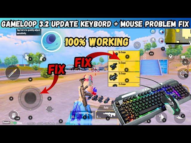 Gameloop Keymapping Problem Fix After 3.2 Update | HowTo Fix Key Mapping Problem On Gameloop |