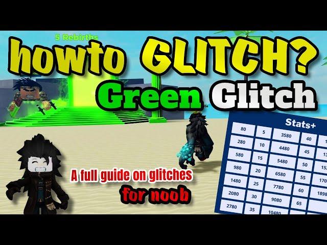 Green Glitch - How to Glitch for Newbies (Full Guide) | Muscle Legends Roblox