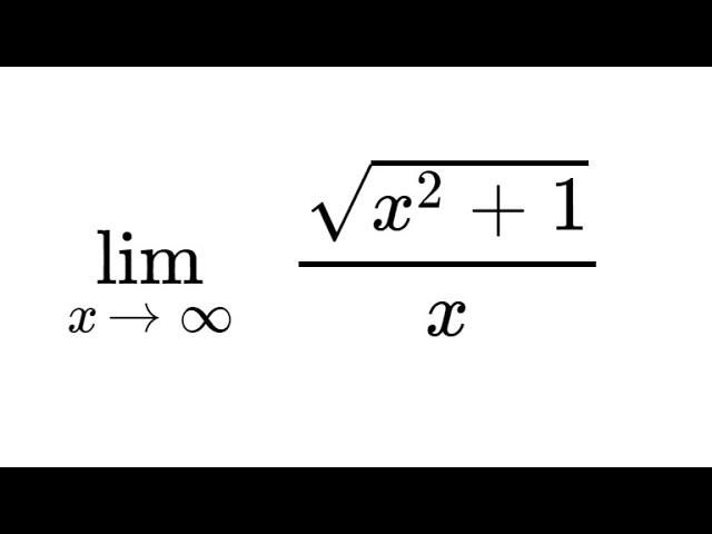 The limit is the limit is the limit is the limit