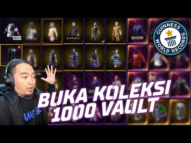 BUKA KOLEKSI VAULT MAZMAZING!! TEMBUS 1000 VAULTKAH?