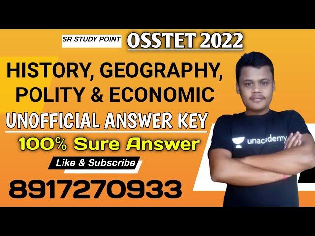 OSSTET ARTS ANSWER KEY POLITY , HISTORY, GEOGRAPHY, ECONOMIC 100℅ CORRECT