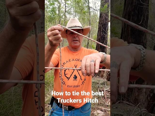 How to tie the best Truckers Hitch
