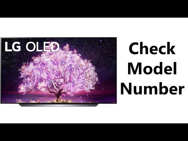 How To Check LG Smart TV Model Number