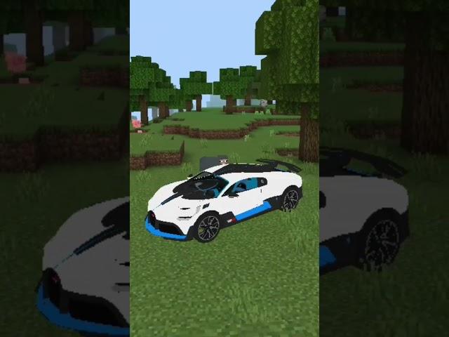 Bugatti Mod Minecraft Pe! #shorts