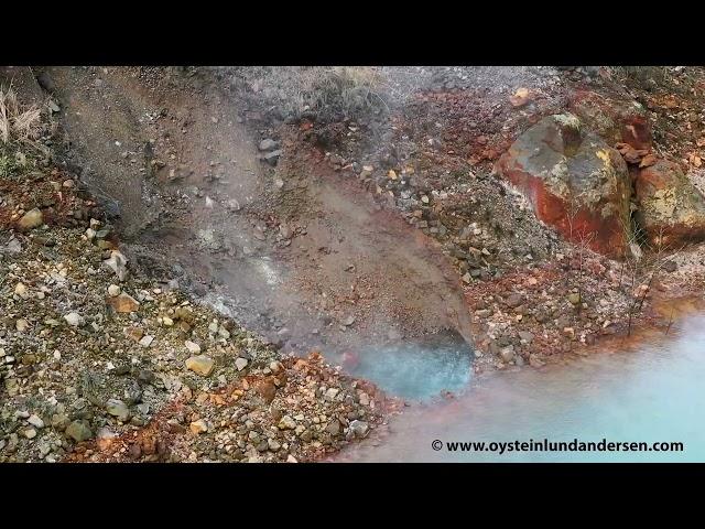 Kelud Volcano, East Java - hydrothermal activity in the crater lake April 2022