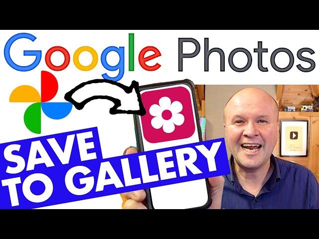 How to DOWNLOAD Google Photos to GALLERY on PHONE