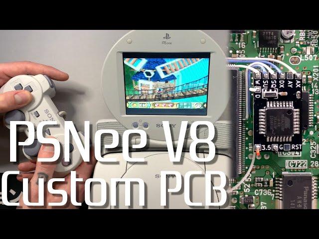 PSNee V8 Custom PCB - Programming and PSone Install