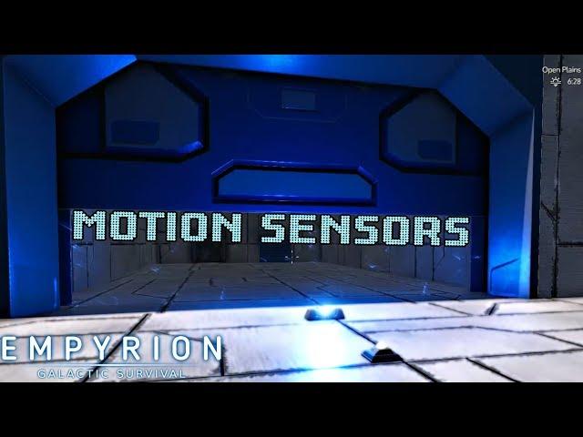 How To Set Up Motion Sensors (For Lights And Doors) | Empyrion: Galactic Survival