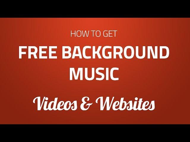 How to get Royalty Free Music for your Videos & Website