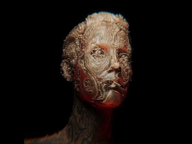 Abstract Displacement Face In Blender