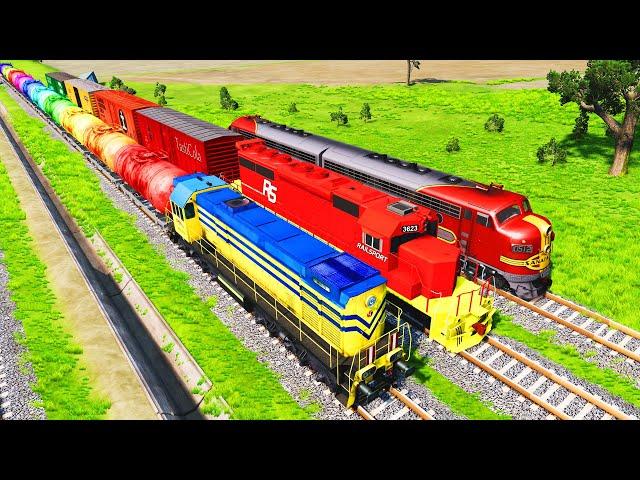 Trains CrashTherapy LIVE  BEAMNG.Drive