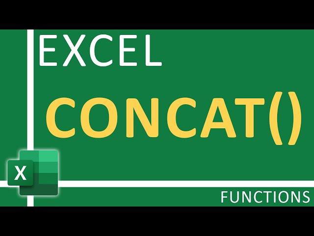 How To use Excel Concat Function Tutorial – An Excel Tutorial for everyone