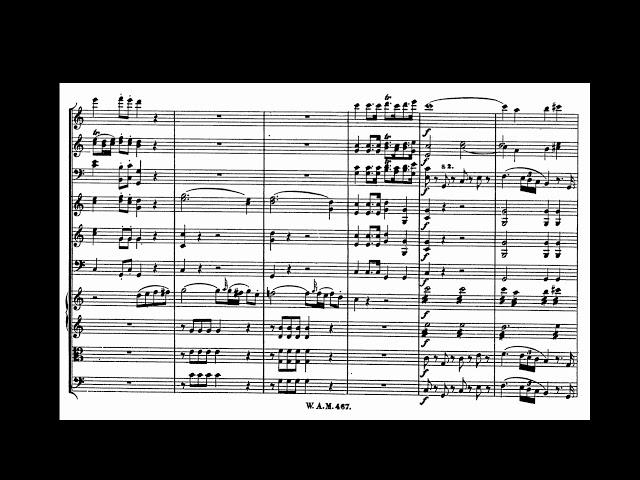 Mozart - Piano Concerto no 21 in C Major KV467, I Mov.(Score)