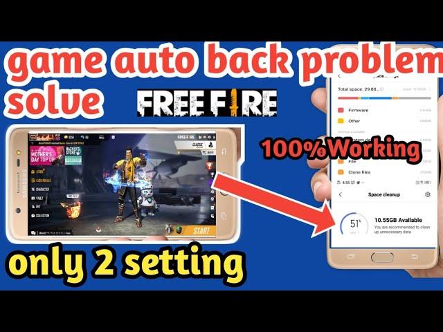 Free Fire Game Auto Back Home 2024 |How To get Auto Back problem Solve Vivo Oppo Samsung Radmi|