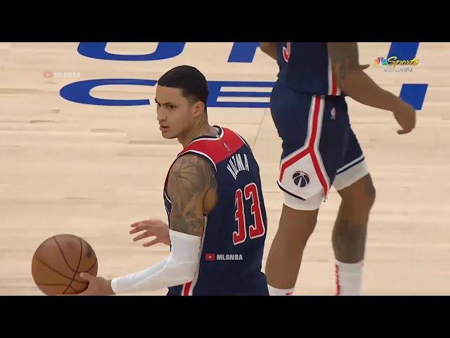 Kyle Kuzma with the 6 step fake jab travel 