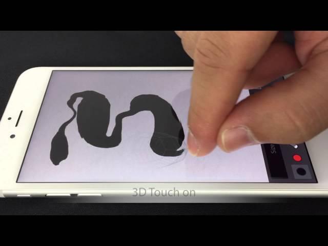 3D Touch に対応！ Zen Brush 2 ver 1.02