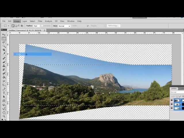 How to Create Panorama in Photoshop